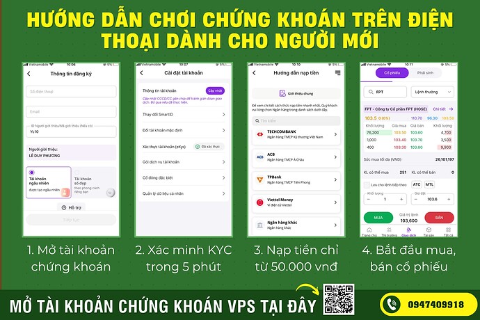 MỞ TÀI KHOẢN CHỨNG KHOÁN CHO SINH VIÊN - BẮT ĐẦU ĐƠN GIẢN CHỈ VỚI CCCD