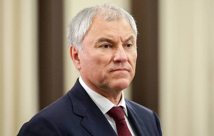 Chủ tịch Duma Quốc gia Nga Vyacheslav Volodin Mikhail Sinitsyn/TASS