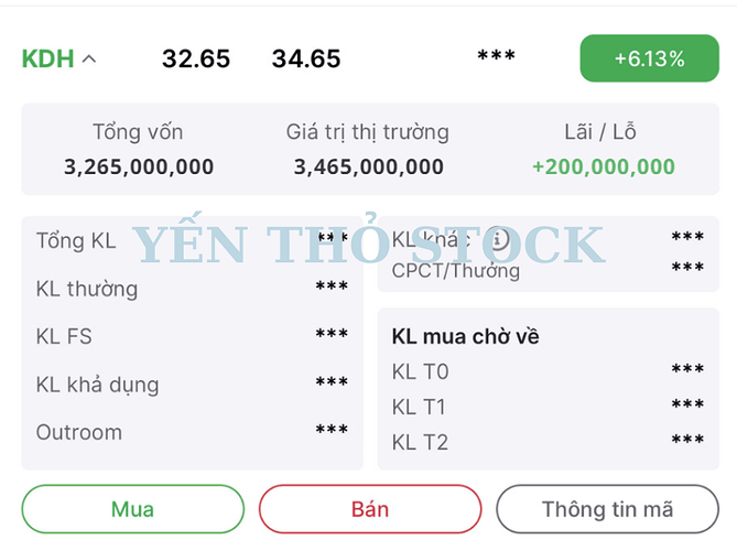 YẾN THỎ STOCK