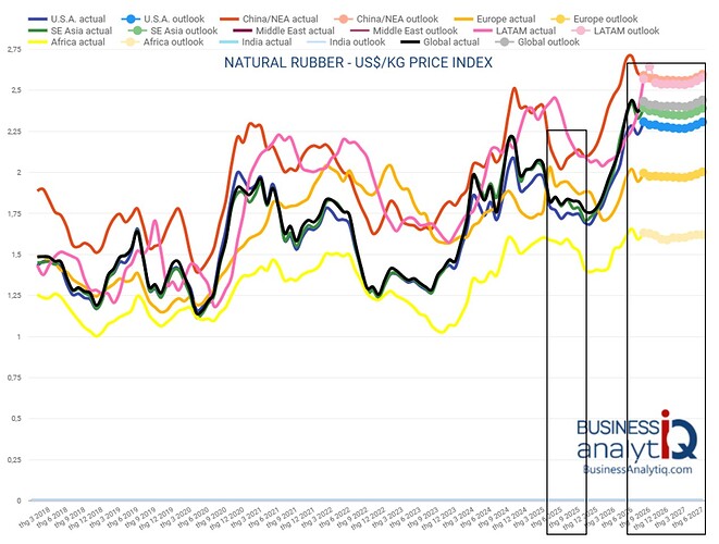 Rubber Price Outlook