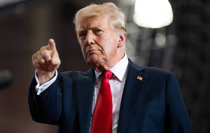 Tổng thống Hoa Kỳ Donald Trump Stephen Maturen/Getty Images