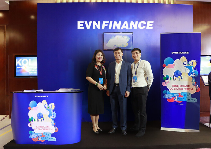 EVNFinance tham gia gian trưng bày tại Hội nghị KOL Summit 2025