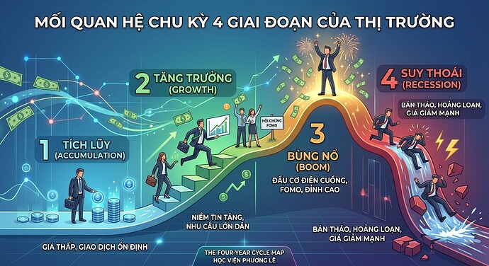 PhuongLe Academy Chu Kỳ 4 Năm Bitcoin là gì — và cách áp dụng vào Crypto thực tế