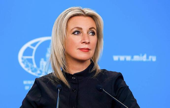 Người phát ngôn Bộ Ngoại giao Nga, Maria Zakharova. Bộ Ngoại giao Nga/TASS