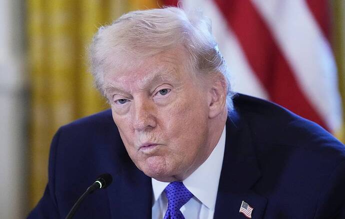 Tổng thống Mỹ Donald Trump (Ảnh AP/Alex Brandon)