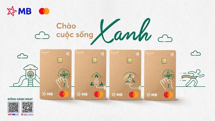 MB Mastercard Hi Green - Thẻ ngân hàng xanh vì tương lai bền vững- Ảnh 1.