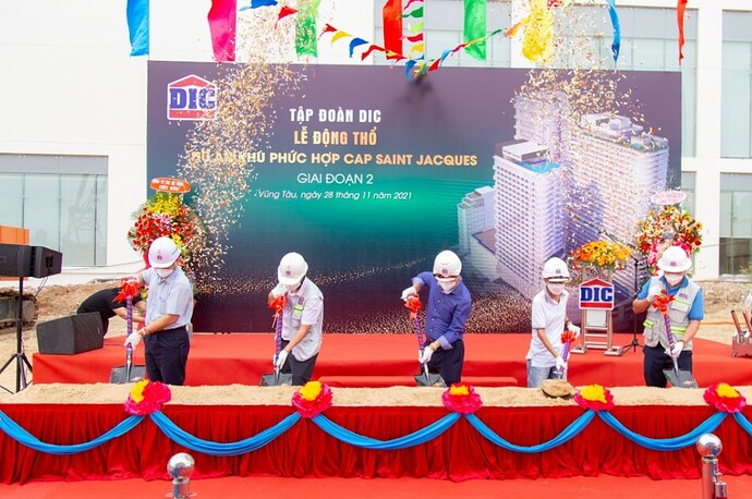 Toàn cảnh Lễ động thổ dự án Khu phức hợp Cap Saint Jacques – Giai đoạn 2 Toàn cảnh Lễ động thổ dự án Khu phức hợp Cap Saint Jacques – Giai đoạn 2
