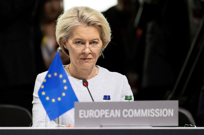 Chủ tịch Ủy ban châu Âu (EC) Ursula von der Leyen. Ảnh: Reuters