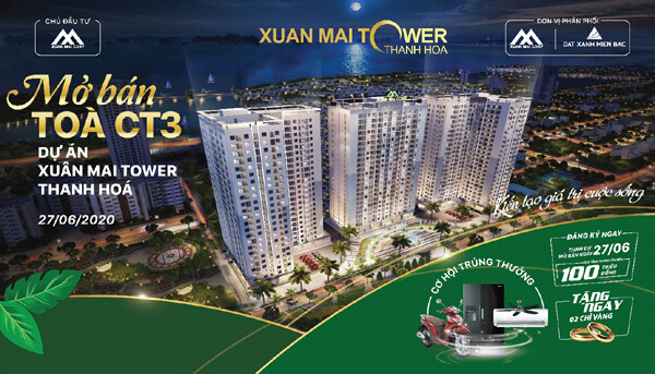 Ưu đãi hấp dẫn căn hộ tòa CT3 dự án Xuân Mai Tower Thanh Hoá