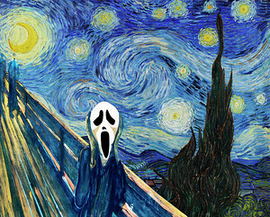 the-scream-under-the-starry-night-mihaela-pater