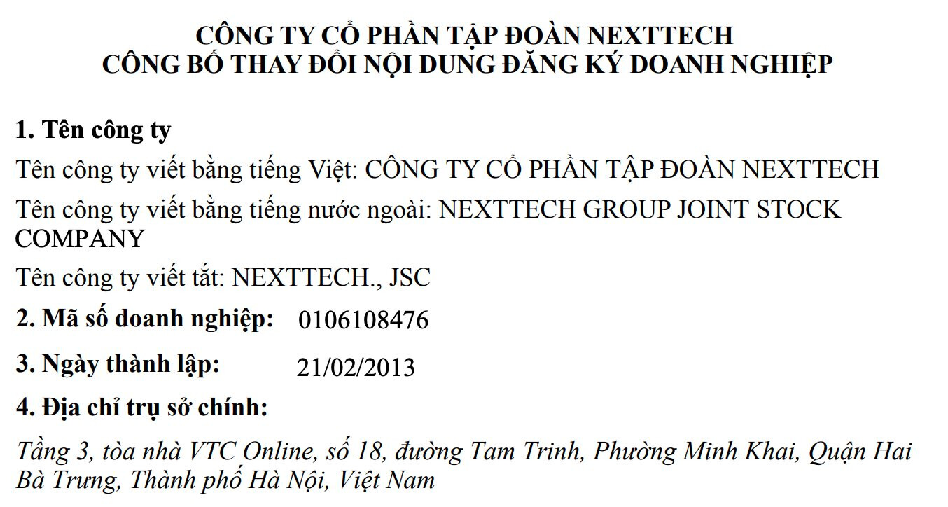 Trước khi vướng lùm xùm tiền ảo AntEx, Nexttech Group của Shark Bình đã đột ngột giảm vốn từ 500 xuống còn 4 tỷ đồng; Ngân Lượng cũng giảm 85% vốn- Ảnh 1.