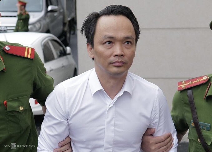 Ông Trịnh Văn Quyết trong phiên tòa sơ thẩm, tháng 7/2024. Ảnh: Ngọc Thành