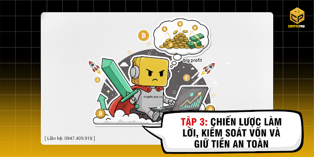 Kiến Thức Cơ Bản Về Kiếm Tiền Với Crypto - Chiến Lược Làm Lời, Kiểm Soát Vốn và Giữ Tiền An Toàn TẬP 3 PhuongCrypto Blog