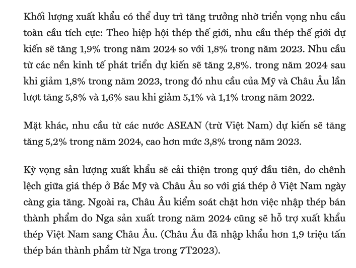 Kì vọng xuất khẩu asean