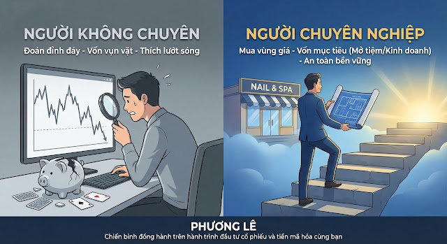Khác biệt giữa Dân Chuyên và Tay Ngang Vì sao bạn mãi chưa thấy lãi
