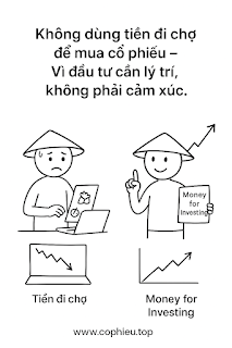 Chuyện nghề đầu tư Tại sao Phương không bao giờ dùng tiền đi chợ để mua cổ phiếu
