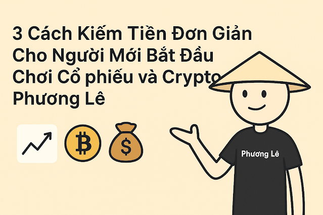 3 Cách Kiếm Tiền Đơn Giản Cho Người Mới Bắt Đầu Chơi Cổ phiếu và Crypto - Phương Lê