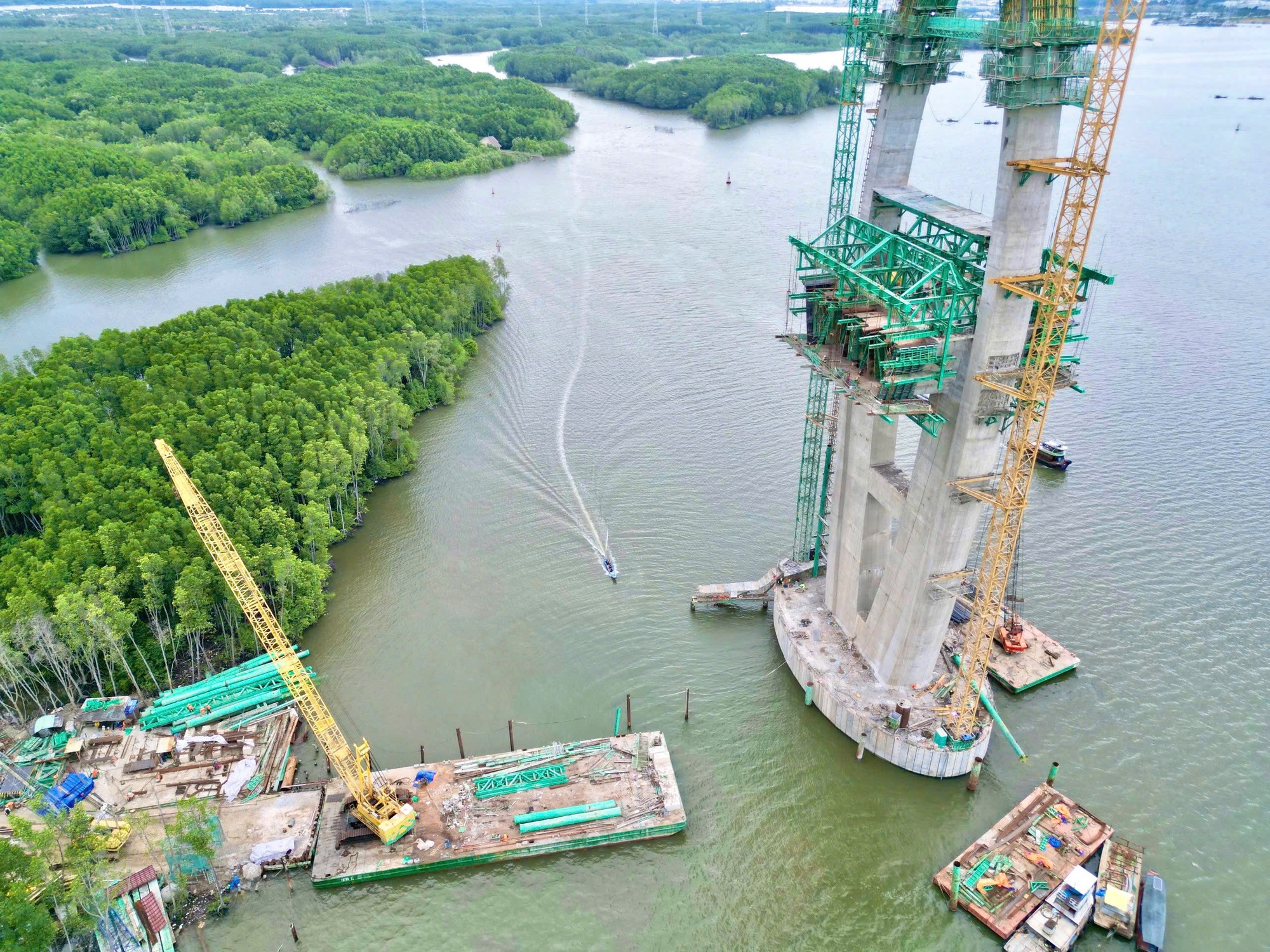 Cận cảnh dự án cầu có nhịp chính dài nhất Đông Nam Á, nối Bà Rịa - Vũng Tàu với Đồng Nai- Ảnh 7. Cận cảnh dự án cầu có nhịp chính dài nhất Đông Nam Á, nối Bà Rịa - Vũng Tàu với Đồng Nai- Ảnh 7.