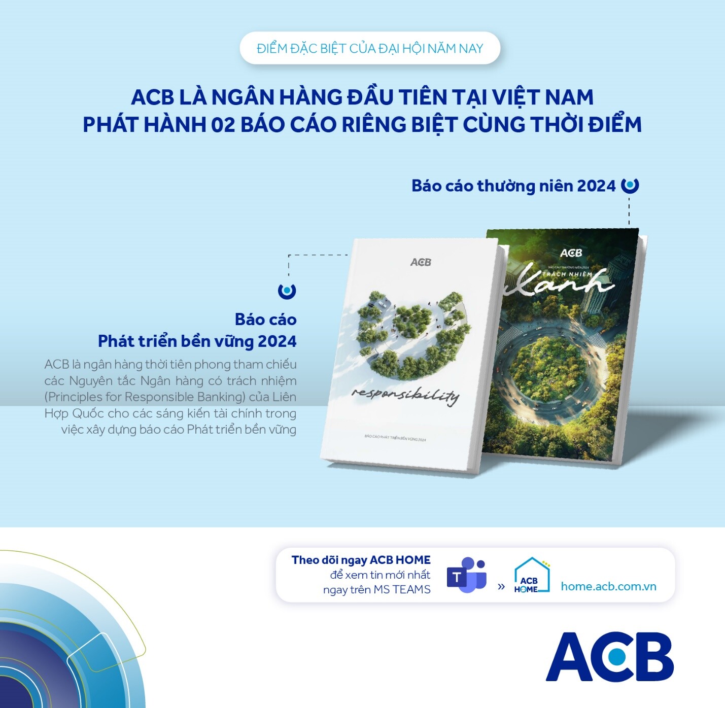 ĐHCĐ ACB: Ngân hàng tư nhân đầu tiên phát hành cùng lúc 2 báo cáo- Ảnh 3.