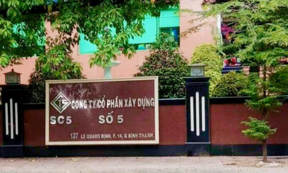 Nợ phải trả của Xây dựng số 5 (SC5) vượt 2.100 tỷ đồng, cao gấp 6,15 lần vốn chủ sở hữu