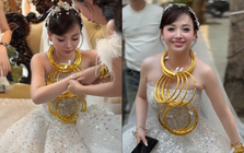 Cô dâu Thanh Hoá trĩu cổ nhận cả chục cây vàng trong ngày vui, tiết lộ nguyên nhân Cô dâu Thanh Hoá trĩu cổ nhận cả chục cây vàng trong ngày vui, tiết lộ nguyên nhân