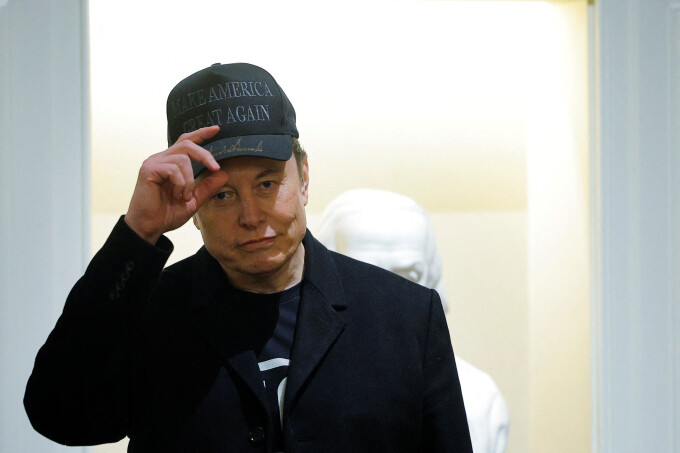 Elon Musk trong cuộc họp nội các ở Nhà Trắng ngày 26/2. Ảnh: Reuters