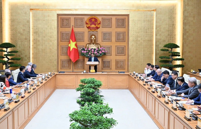 Thủ tướng Phạm Minh Chính làm việc với Hội đồng Kinh doanh Mỹ - ASEAN- Ảnh 7.