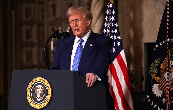 Tổng thống Mỹ Donald Trump (Ảnh: Joe Raedle/Getty Images)