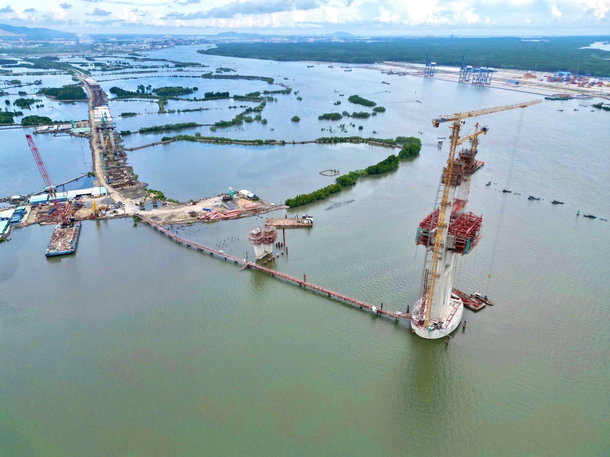 Cận cảnh dự án cầu có nhịp chính dài nhất Đông Nam Á, nối Bà Rịa - Vũng Tàu với Đồng Nai- Ảnh 8. Cận cảnh dự án cầu có nhịp chính dài nhất Đông Nam Á, nối Bà Rịa - Vũng Tàu với Đồng Nai- Ảnh 8.