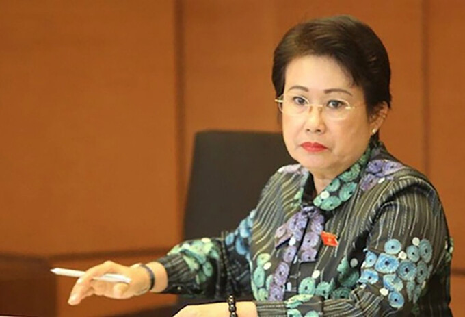 Bà Phan Thị Mỹ Thanh khi đương chức. Ảnh: VVT