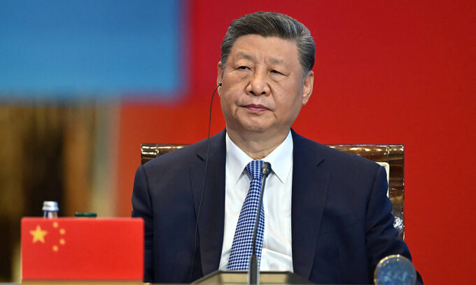 Chủ tịch Trung Quốc Tập Cận Bình tại Astana, Kazakhstan ngày 17/6. Ảnh: AFP