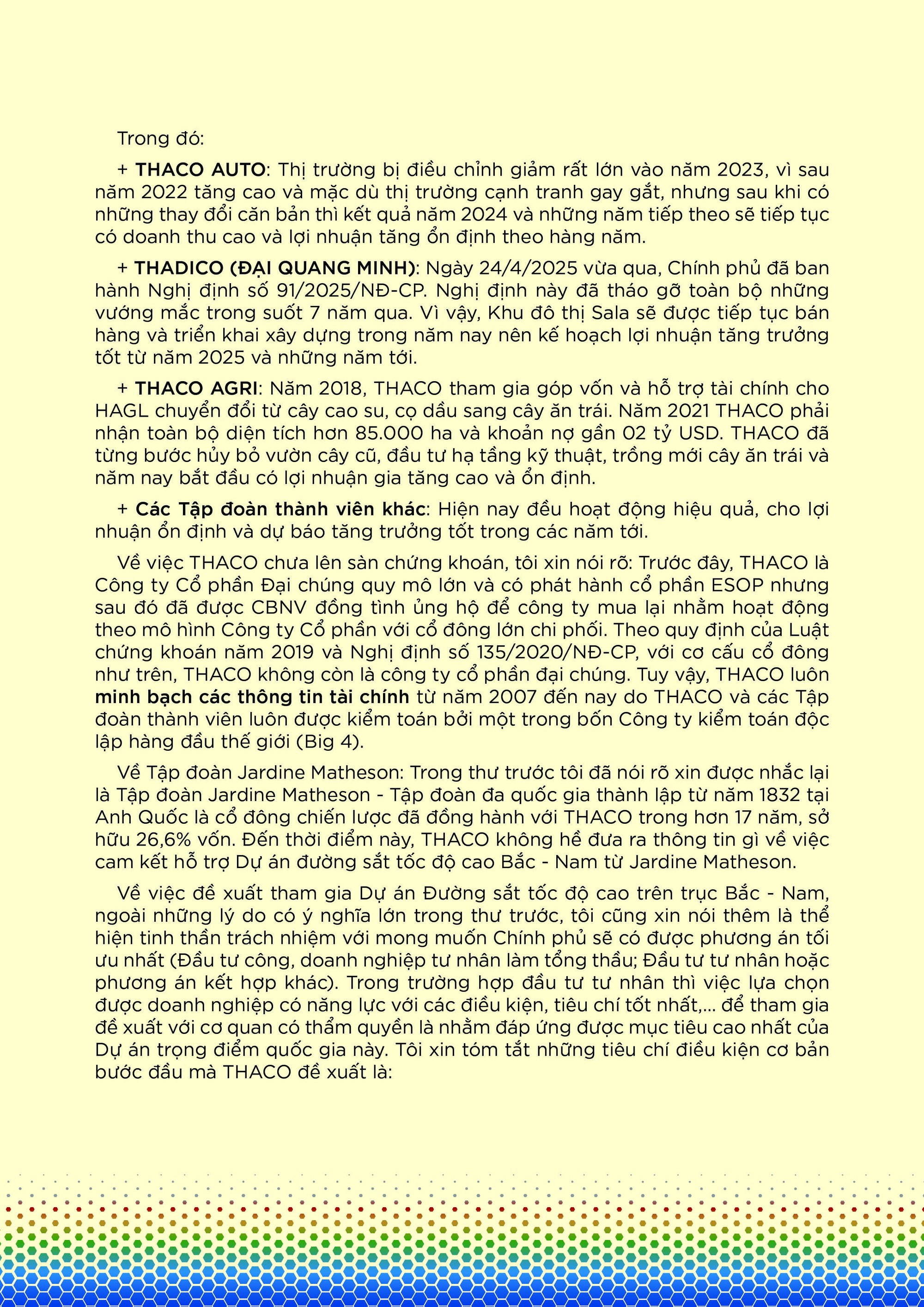 Tỷ phú Trần Bá Dương viết tâm thư thứ 2, trăn trở về đường sắt cao tốc Bắc - Nam: Vì sao có con số 15.000 tỷ lợi nhuận kế hoạch khi năm 2024 mới đạt hơn 3.000 tỷ?- Ảnh 3.