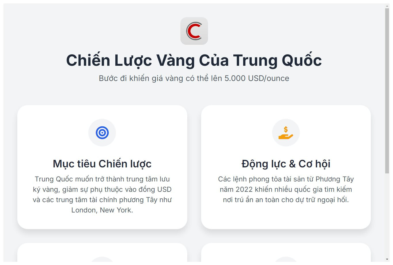 Trung Quốc mời ngân hàng trung ương nước ngoài mua vàng- Ảnh 1. Trung Quốc mời ngân hàng trung ương nước ngoài mua vàng- Ảnh 1.