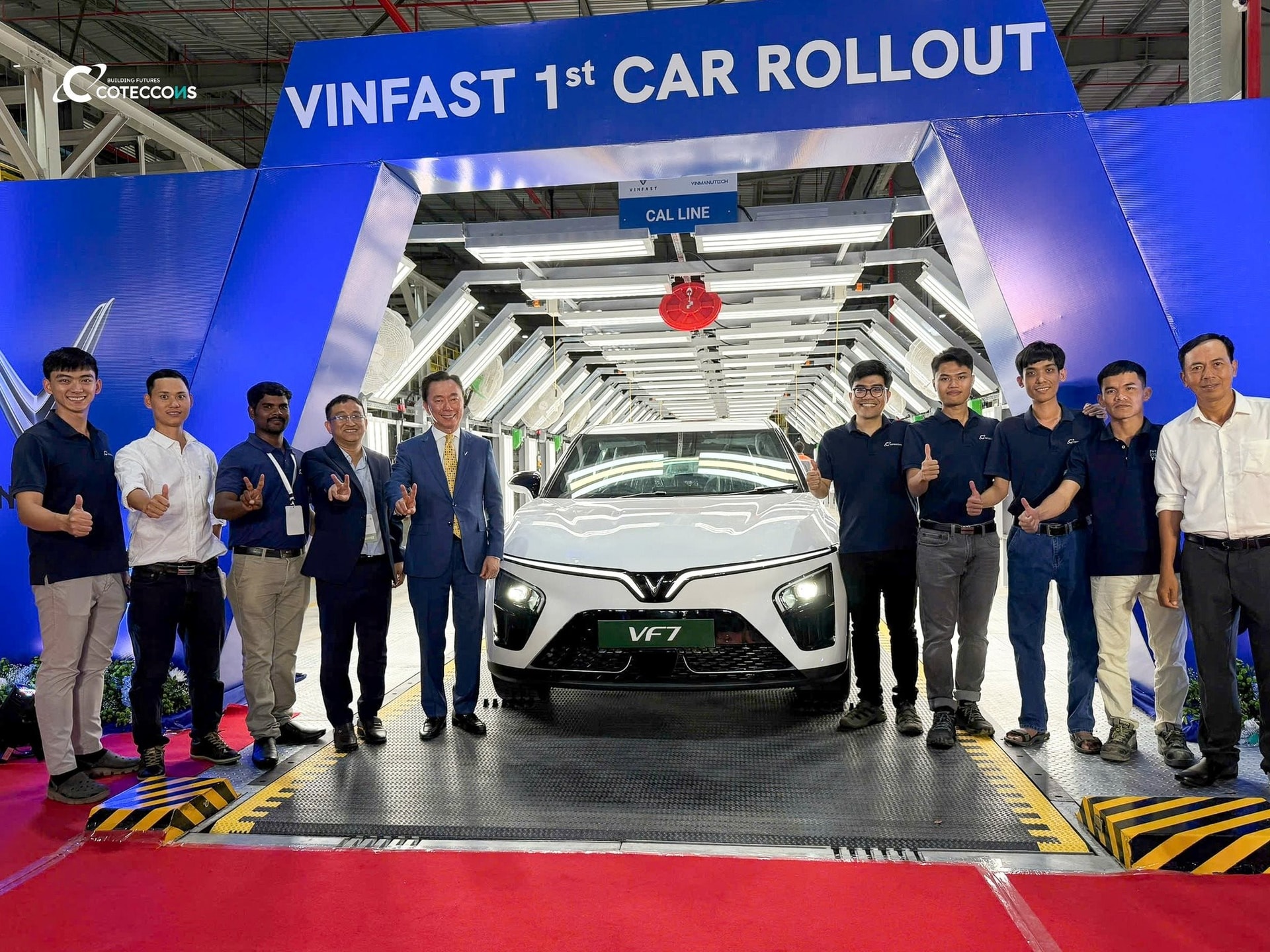 Coteccons thi công “thần tốc” nhà máy VinFast 2 tỷ USD tại Ấn Độ, hoàn thành sau 17 tháng- Ảnh 1.