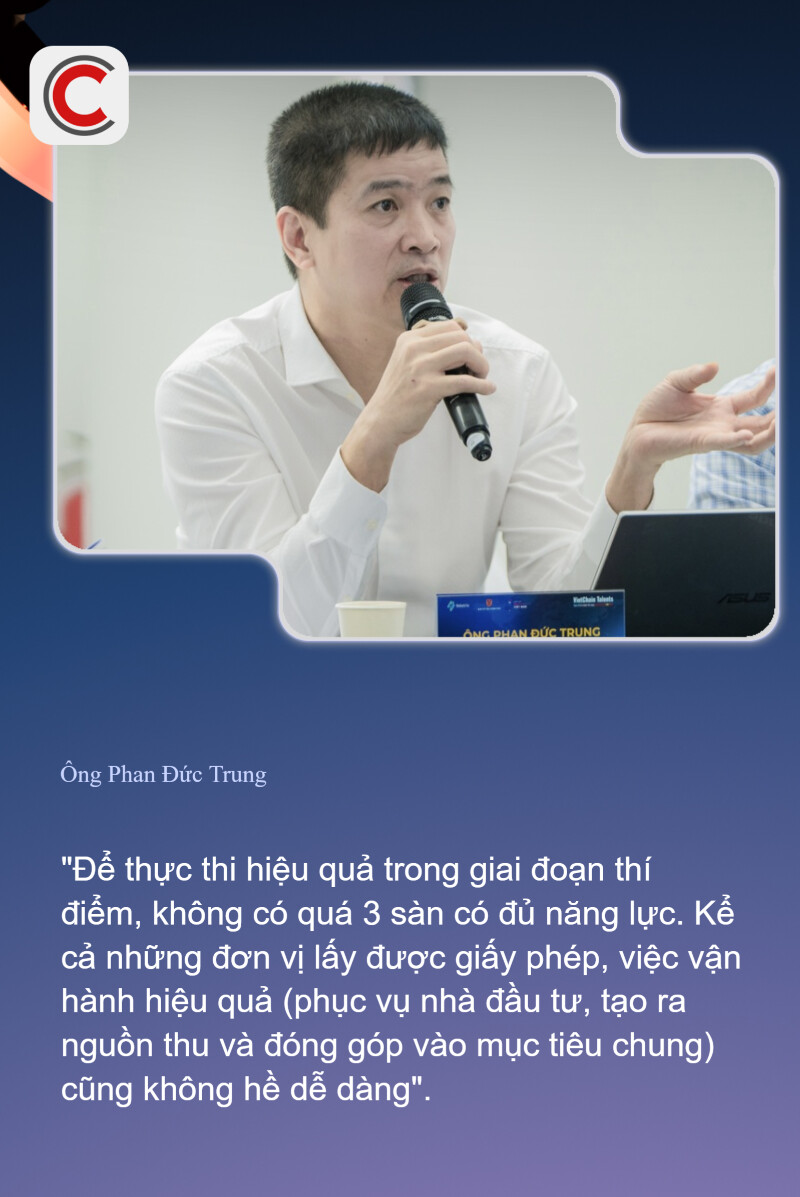 Chủ tịch VBA Phan Đức Trung: Không có quá 3 sàn tiền số có đủ năng lực vận hành ở giai đoạn thí điểm- Ảnh 3.