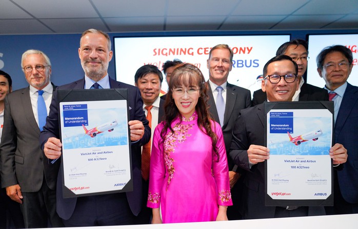 Vietjet đặt hàng mới 100 máy bay A320/ A321neo- Ảnh 1. Vietjet đặt hàng mới 100 máy bay A320/ A321neo- Ảnh 1.