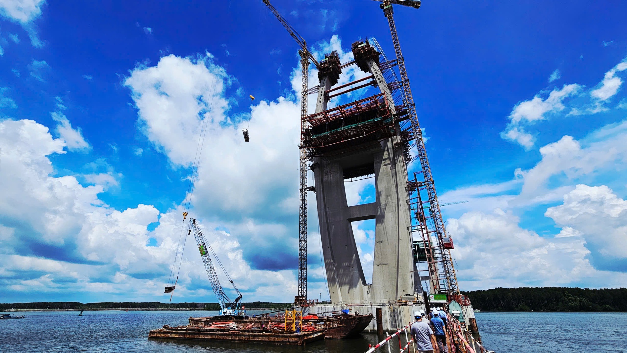 Cận cảnh dự án cầu có nhịp chính dài nhất Đông Nam Á, nối Bà Rịa - Vũng Tàu với Đồng Nai- Ảnh 3. Cận cảnh dự án cầu có nhịp chính dài nhất Đông Nam Á, nối Bà Rịa - Vũng Tàu với Đồng Nai- Ảnh 3.