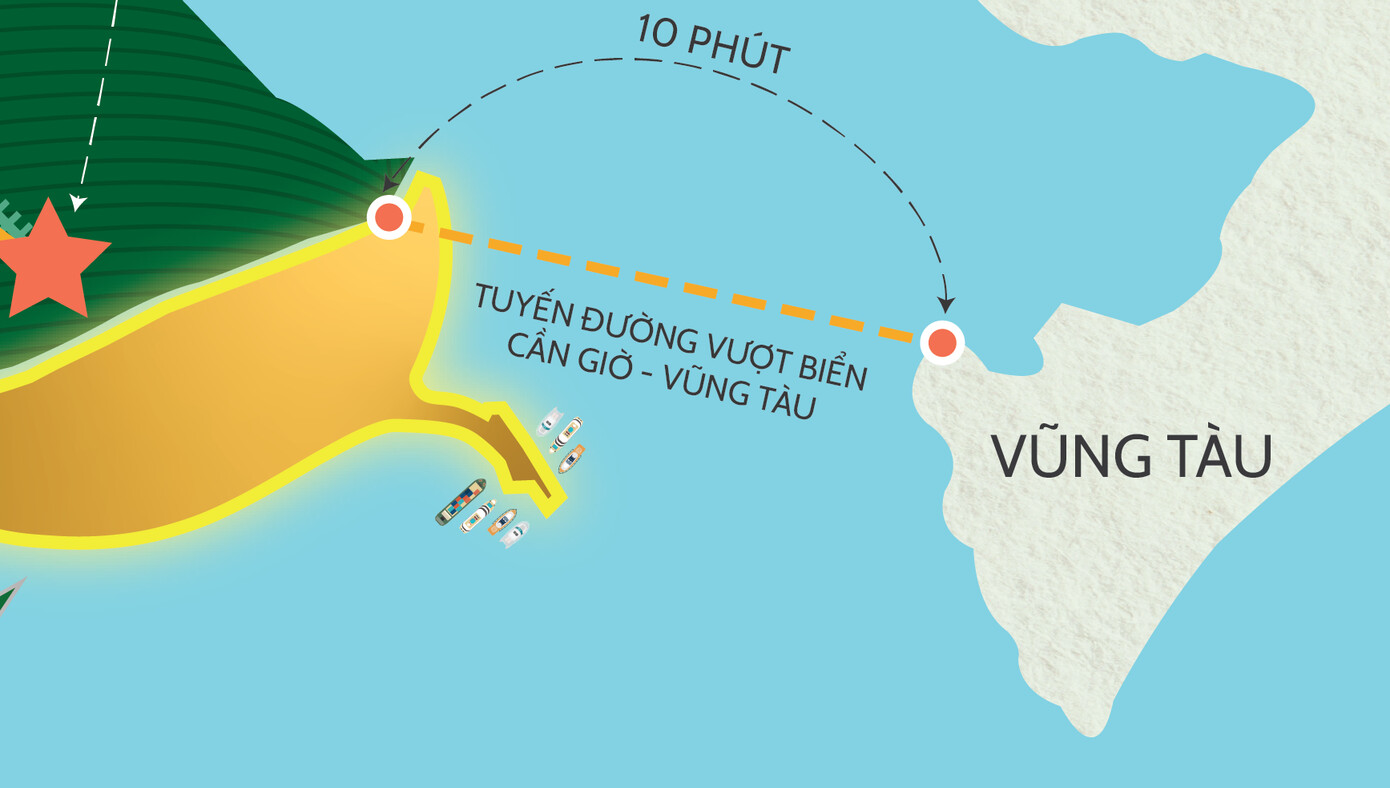 TPHCM muốn làm tuyến đường vượt biển Cần Giờ - Vũng Tàu- Ảnh 1. TPHCM muốn làm tuyến đường vượt biển Cần Giờ - Vũng Tàu- Ảnh 1.