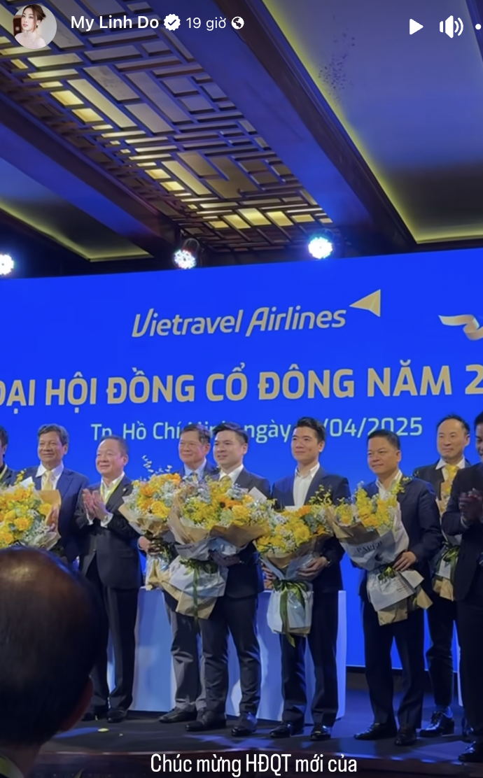 Chủ tịch Hà Nội FC được bầu làm Chủ tịch HĐQT hãng hàng không nổi tiếng, Hoa hậu Đỗ Mỹ Linh không khỏi tự hào- Ảnh 3.