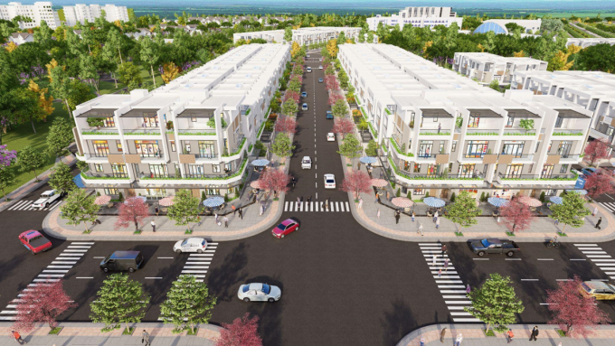 BGI Topaz Downtown được định hướng là khu phố giao thương, kinh doanh phong cách Nhật. Ảnh: Liên danh BGI Group và IUC Group